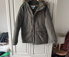 Columbia Men's Army Green Parka Jacket Medium