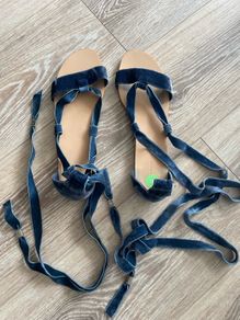 Women's sandals flat summer shoes knee high lace up