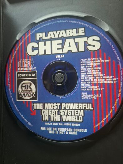 Action Replay Max Playable Cheats Vol 24 PS2 Video Game Cheat System