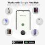 Android Tracker Tags, 1 Pack Google Certified Smart Tracker, Works with Google Find Hub for Keys, Luggage, Kids, Backpacks, Pets, IP67 Waterproof & Replaceable Battery Image 2