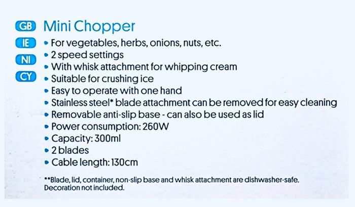 Mini Chopper