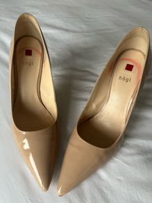 Ladies HOGL Stiletto Nude Heels. REDUCED