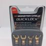 Postage - 7 Packs x Monster Cable Quick Lock Angled 24k Gold Spades Image 8