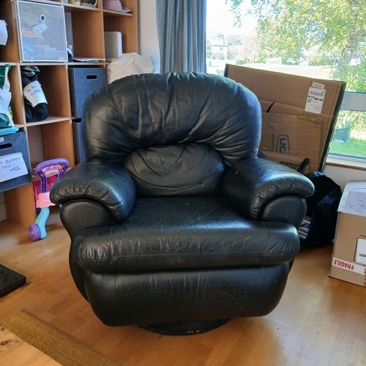 leather couch