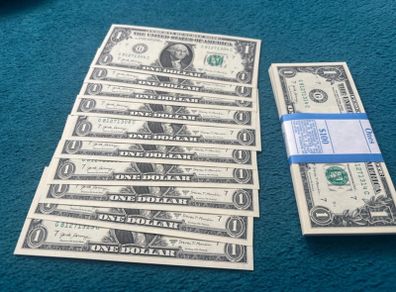 1 USA Dollar Banknote uncirculated UNC