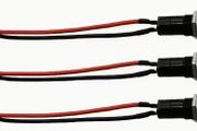 3pcs PBS-11A / PBS-11B Wired Self Reset Button Switch. New.