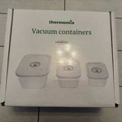Thermomix vacuum containers x3
