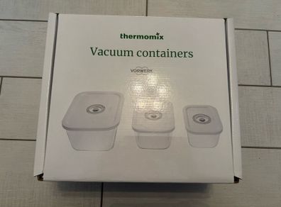 Thermomix vacuum containers x3