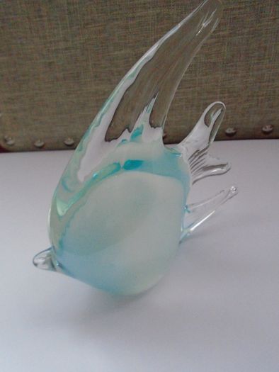 Glass fish ornament,Ornament,Glass,Gift,Home decor