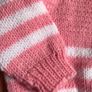 Hand Knit Baby Cardigan and Hat Image 2