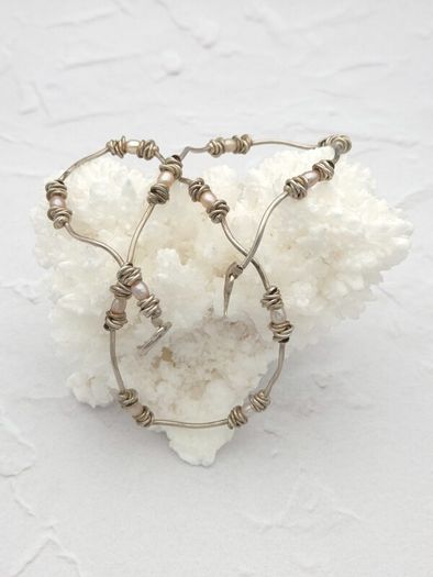 Vintage 925 Sterling Silver & Cultured Pearl Necklace