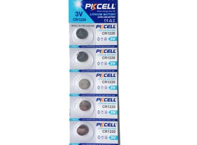 New Pack of 5x Lithium CR1220 Batteries 3V Lithium Button Battery Coin Cell #575