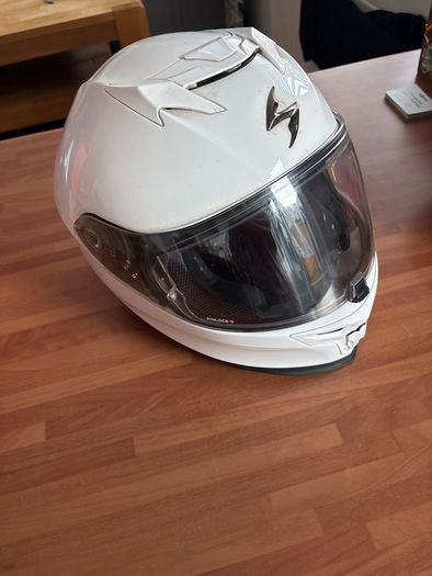 Scorpion motor bike helmet