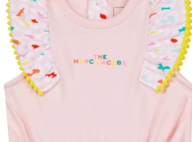 Marc Jacobs Baby Girl Ruffles Romper Sz 12-18