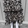 Pre Owned Savida Black & Cream Floral Midi Dress with Lace Detail Image 5