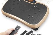 Vibration Plate Exercise Machine, Whole Body Workout Fitness Vibration Plate, Vibration Power Plate with Resistance Bands,Slim Vibration Platform for Home Training &amp; Shaping,99 Levels