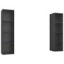 Wall-mounted TV Cabinets 2 pcs Grey Chipboard Image 4