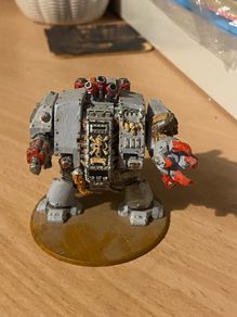 Warhammer 40k Space Wolves Bjorn the Fell Handed Dreadnought 2nd edition Metal