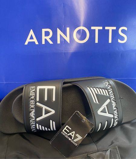 Armani EA7 Slides Size 44 Uk 10