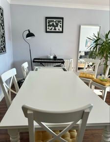 White Dinner Table