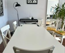 White Dinner Table