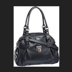 2in1 Lovely Black Faux Leather Shoulder/Handbag