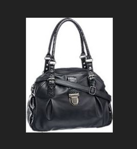 2in1 Lovely Black Faux Leather Shoulder/Handbag