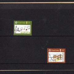 1985 Guernsey Europa European Music Commemorative Stamps Presentation Pack
