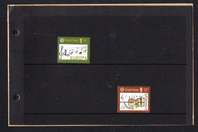 1985 Guernsey Europa European Music Commemorative Stamps Presentation Pack