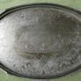 Vintage Silver Plated Gallery Tray: Sheffield Copper Serving Tray Image 2
