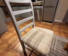 Light Coloured Wooden Kitchen Chairs