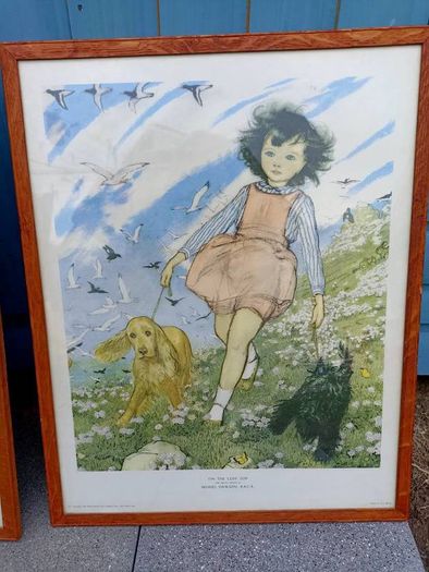 2 X Vintage Muriel Dawson Nursery Prints