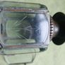 Vintage Pair of Brass Carriage Lamps, by Lime House Lamp Company, pierced canopies, bevelled etched glass chambers, 22" long Image 7
