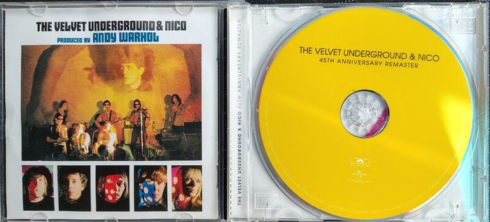 The Velvet Underground - The Velvet Underground & Nico CD (2012) 45th Anniversary Remaster Art Rock EX+