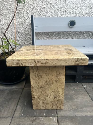 Cream marble  table