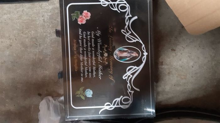 grave plaque s  20 15euro