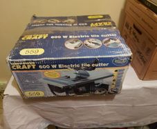 Powercraft 600W Electric Tile Cutter Model TC 180 11, as new, never used and in excellent condition