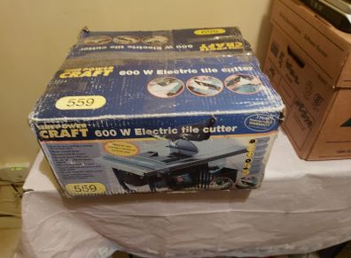 Powercraft 600W Electric Tile Cutter Model TC 180 11, as new, never used and in excellent condition