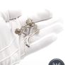 Vintage Sterling Silver Filigree Flower Brooch Image 6