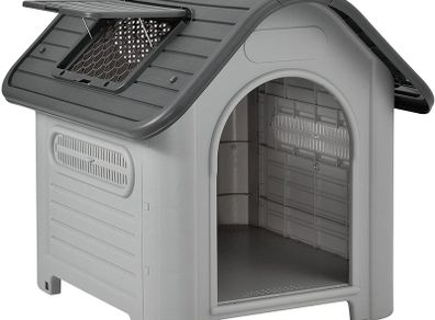 Dog Kennel With Roof Hatch 87 X 72 X 75.5 Cm  Free Delivery Nationwide