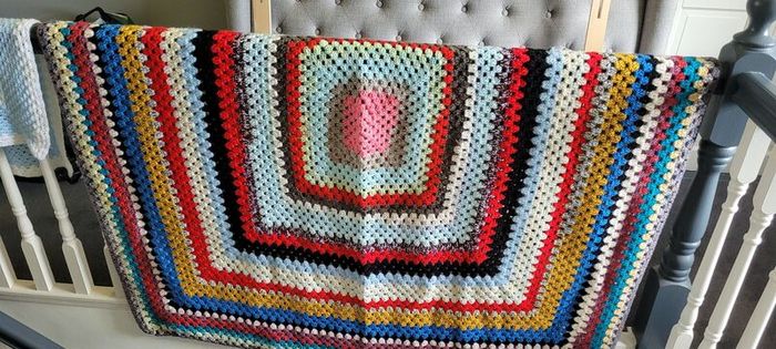 Large Crocheted Blanket