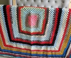 Large Crocheted Blanket