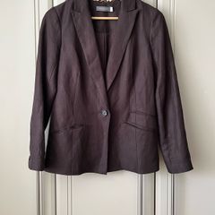 Mint Velvet linen/viscose blazer uk 8