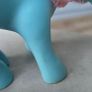 Light blue colour Short hair Version Bowtie Shy Pose Bow Tie MLP G1 My Little Pony 1983 Image 5