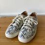 Cortefiel womens leather sneakers, uk 6.5 Image 3
