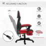 Ergonomic Office Chair Recliner w/footrest Red Image 5