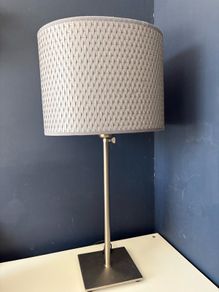 2 x Grey Table Lamps
