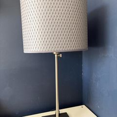 2 x Grey Table Lamps