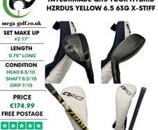 Taylormade Qi10 Tour Hybrid / #2 17 Degree / Hzrdus Yellow 6.5 63G X-Stiff