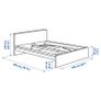 Ikea Malm double bed Image 4